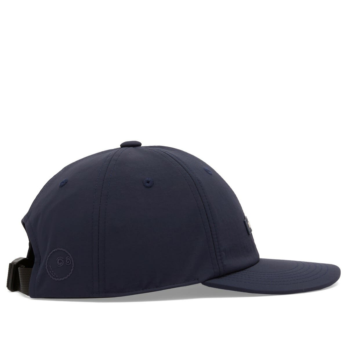 Malbon Men's Block Nylon Packable Cap in Navy 