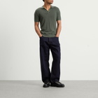 Ronning Men's Textured Polo Shirt in Sage