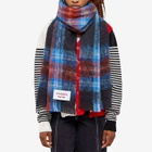Charles Jeffrey Loverboy Women's Charles Jeffrey Mohair Scarf in Loverboy Tartan Mohair