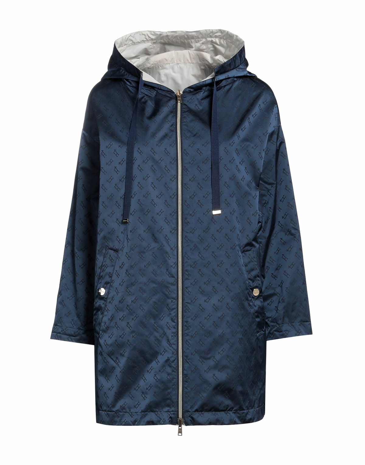 Herno Womens Overcoat & Trench Coat Midnight in Blue