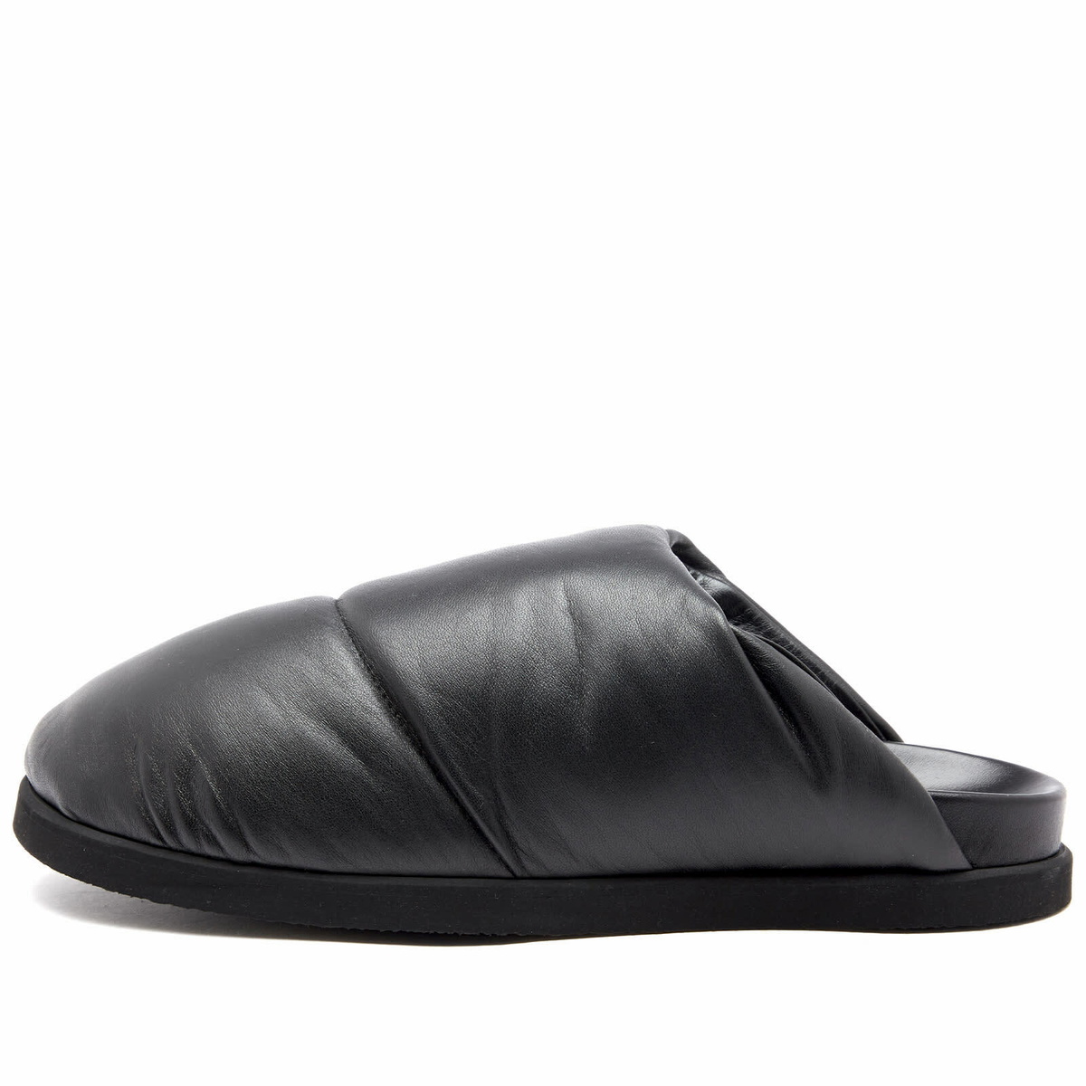 MONCLER GENIUS JW ANDERSON レザーサンダル Moncler Men's Genius x JW Anderson Nimbus Mule in Black Moncler