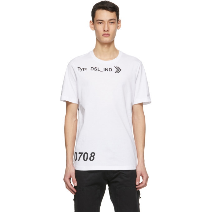 Photo: Diesel White T-JUST-A42 T-Shirt