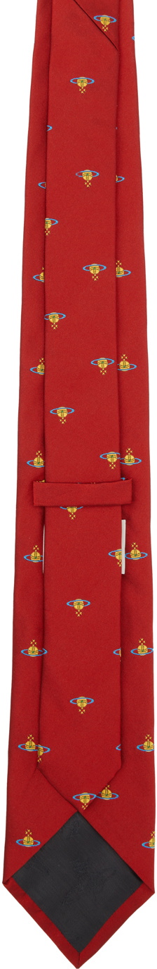 Vivienne Westwood Red Multi Orb Tie
