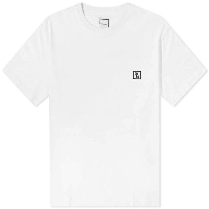 Photo: Wooyoungmi Men's Back Logo T-Shirt in White