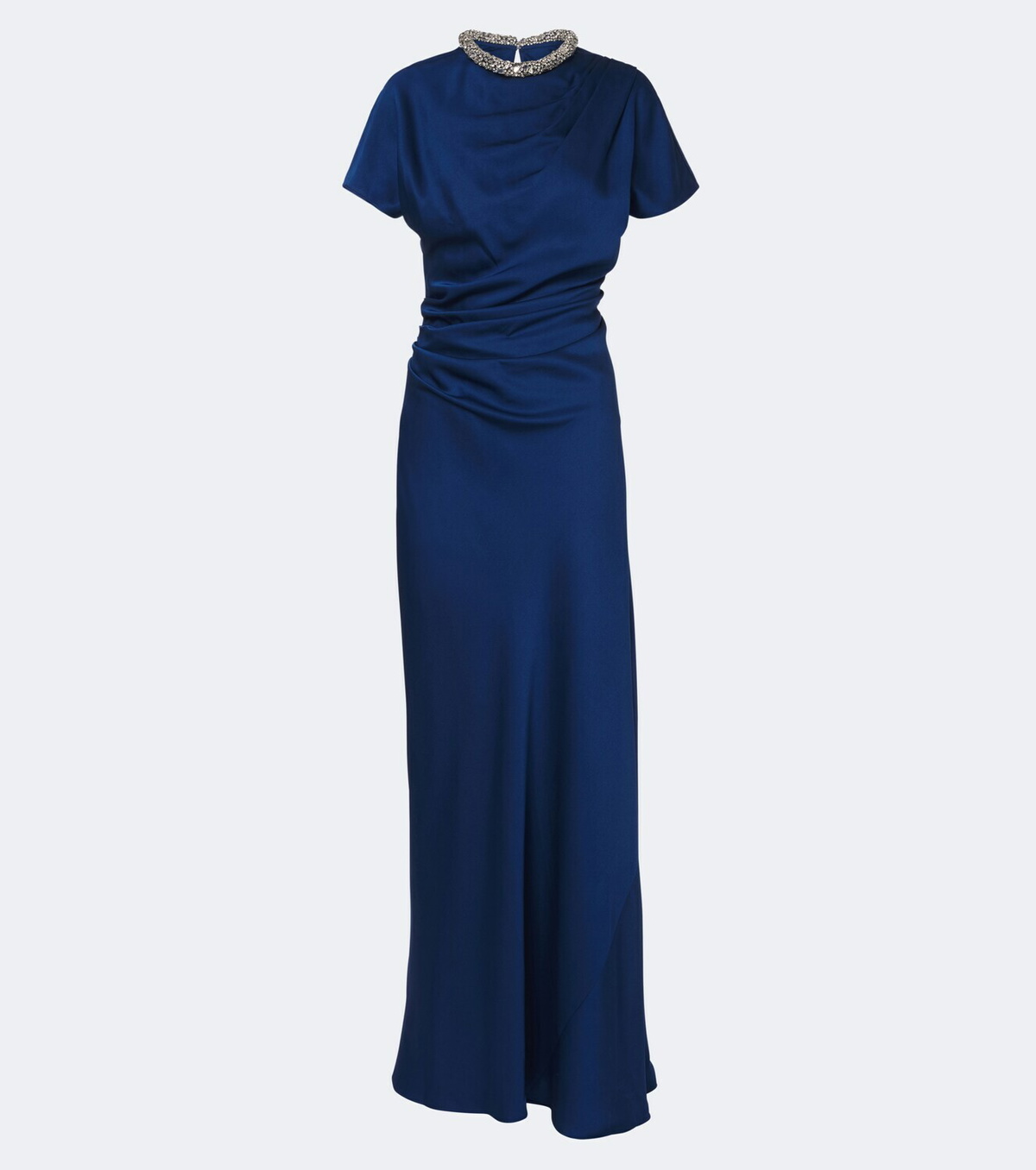 Simkhai Eliza embellished draped satin gown