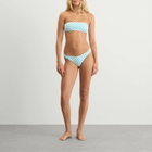 Fruity Booty Women's Frizzante Bikini Top in Aqua White