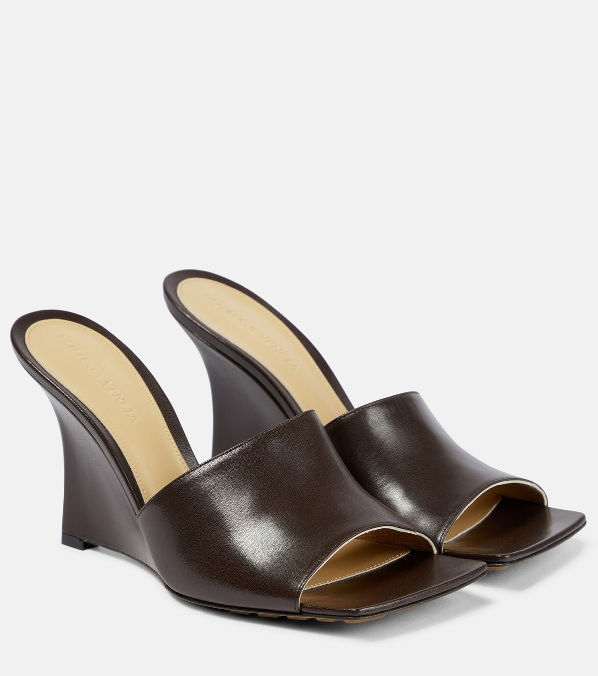 Bottega Veneta - Stretch leather wedge sandals Bottega Veneta