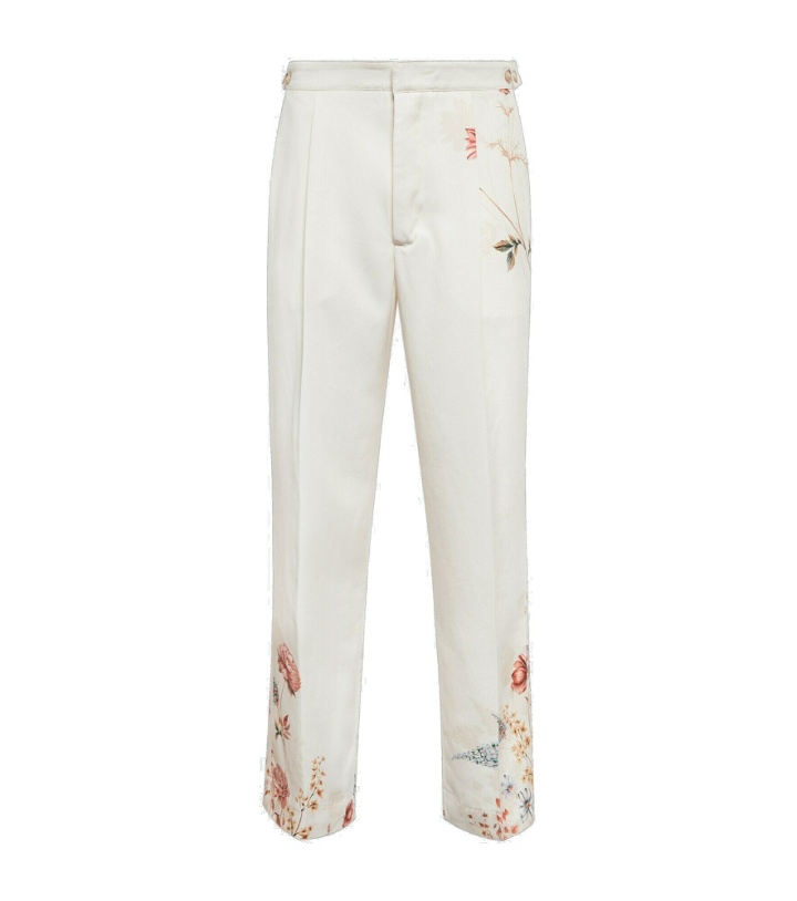 Photo: King & Tuckfield - Tailored floral pants