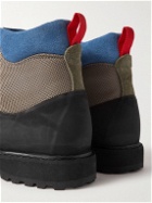 Diemme - Roccia Vet Rubber-Trimmed Suede and Canvas Boots - Gray