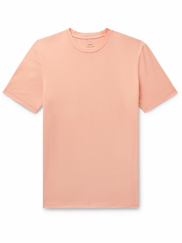 Photo: Altea - Lewis Stretch-Cotton Jersey T-Shirt - Orange