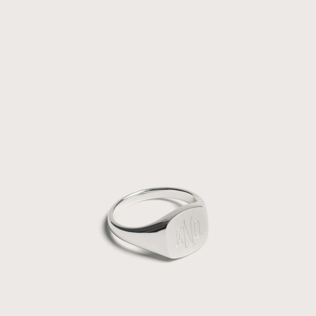 END. Signet Ring in Silver