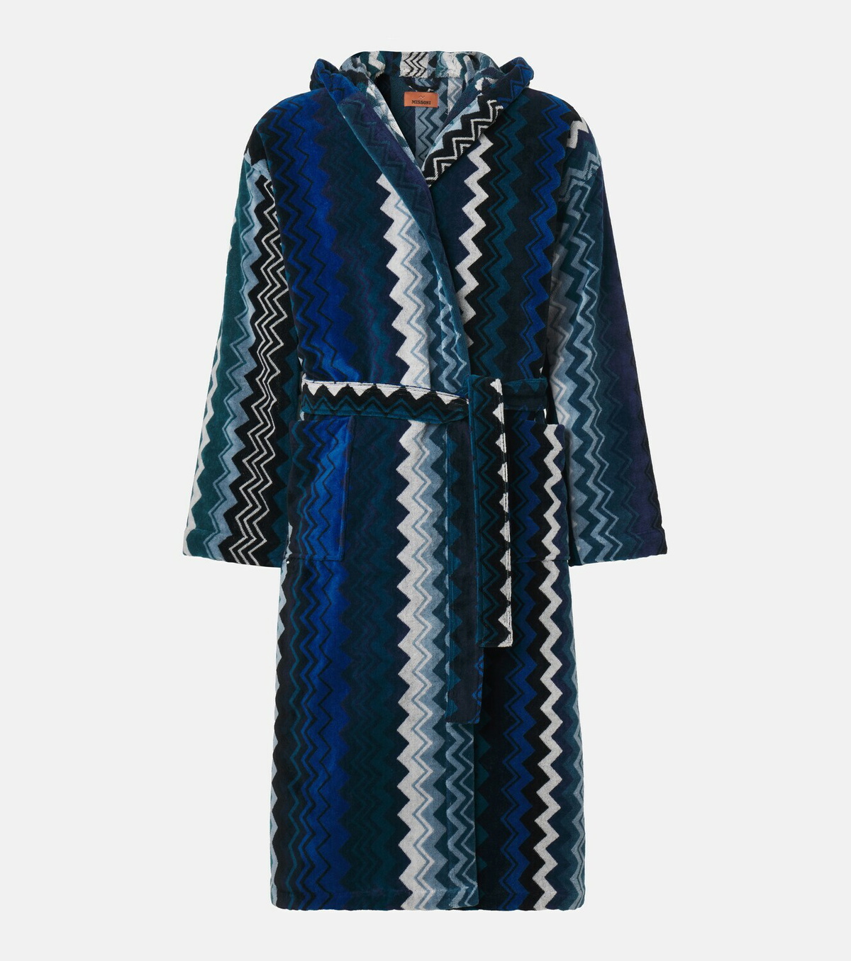 Missoni Giacomo Zigzag cotton bathrobe