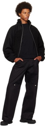 SPENCER BADU Black Side Zip Sweatshirt