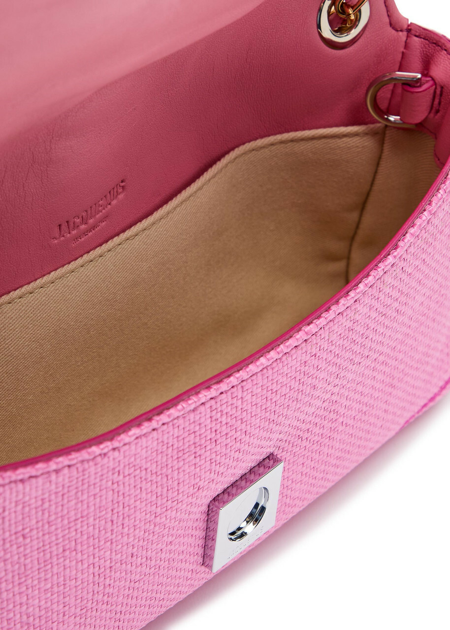 Jacquemus Le Bambino Chaîne Raffia Shoulder bag - Pink - One Size