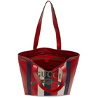 Gucci Tricolor Striped Tote