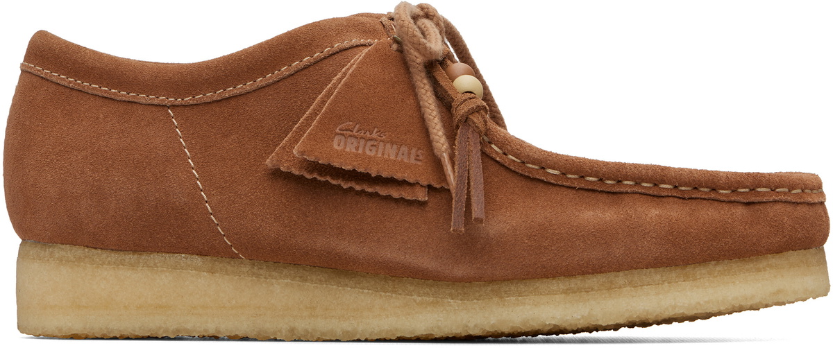 Clarks Originals Tan Wallabee Derbys