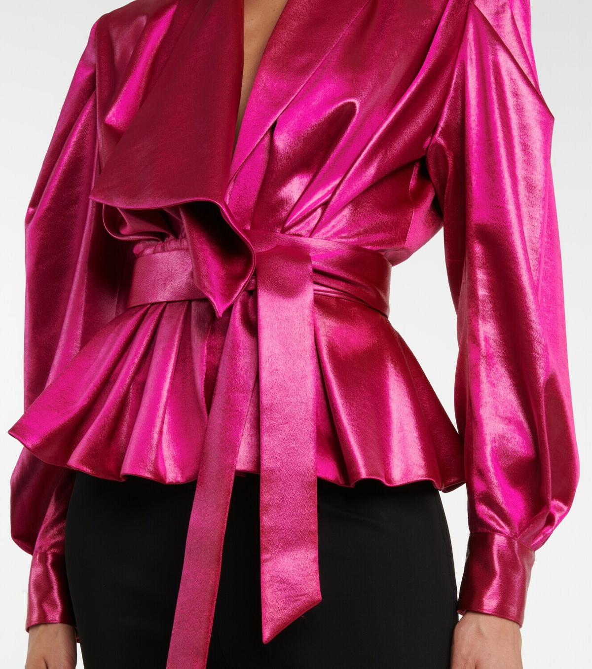 Alexandre Vauthier - Belted lamé jacket