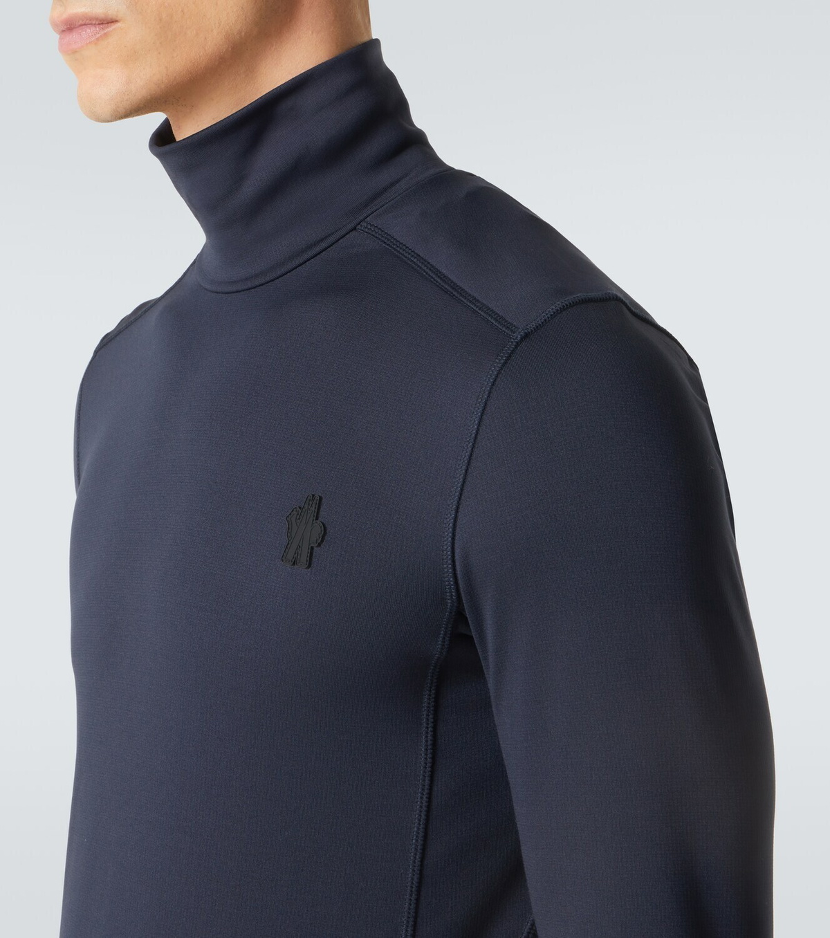 Moncler Grenoble Logo fleece ski top