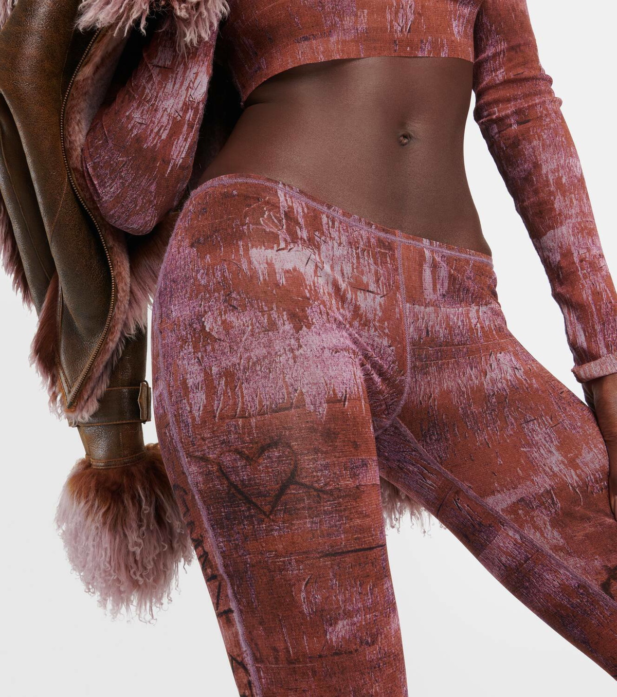 JEAN PAUL GAULTIER slinky knit flares main image 1