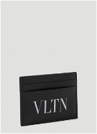Garavani VLTN Print Card Holder in Black