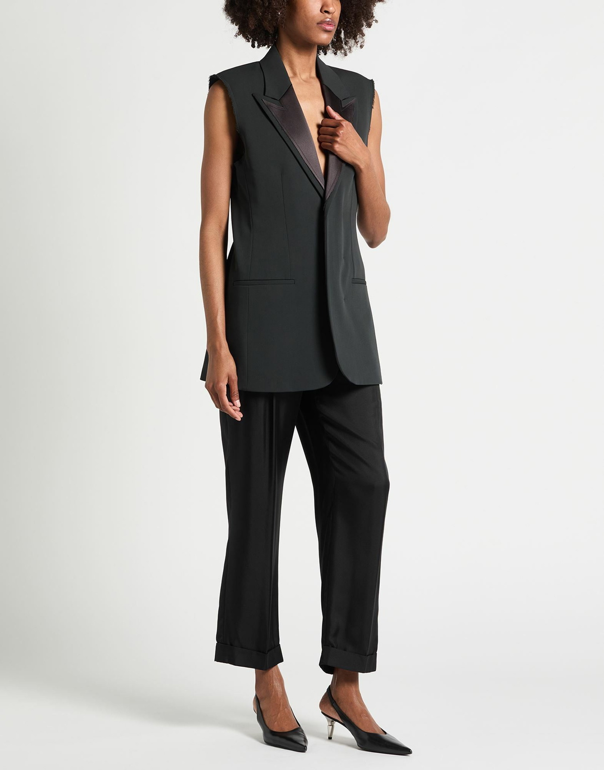 Ami Alexandre Mattiussi Womens Blazer in Charcoal