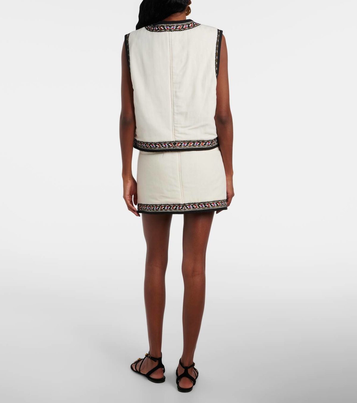 Marant Etoile Zeana embroidered vest