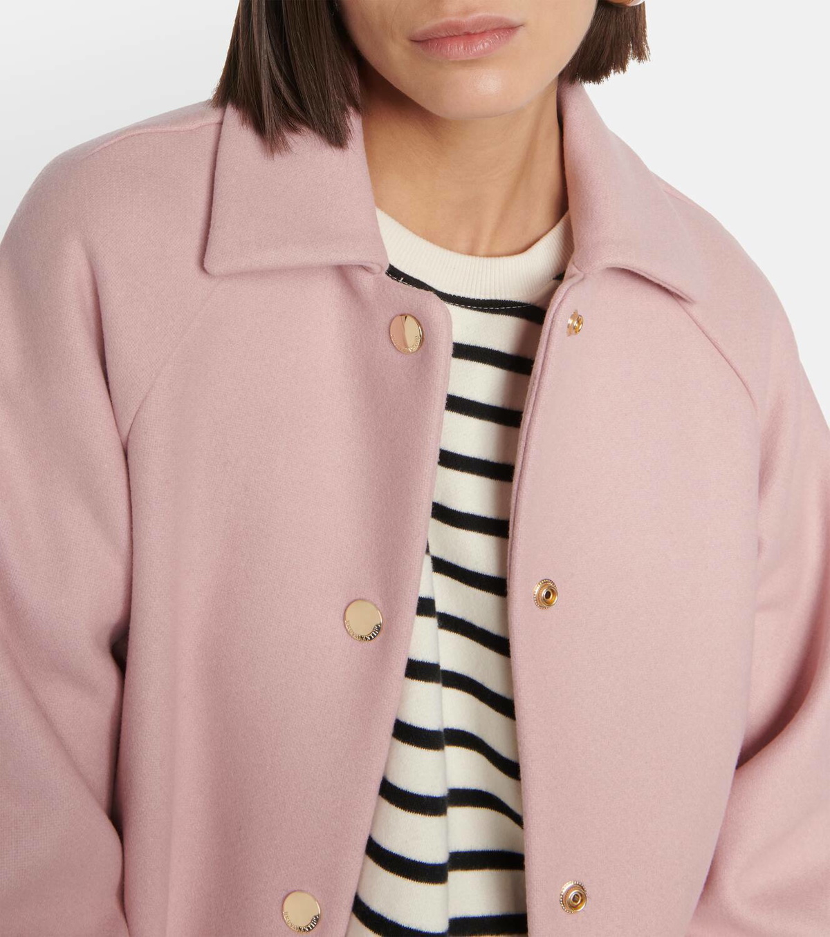 REDValentino Single-breasted wool-blend coat