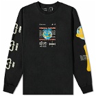Space Available Men's Long Sleeve Radical Nature Now T-Shirt in Black