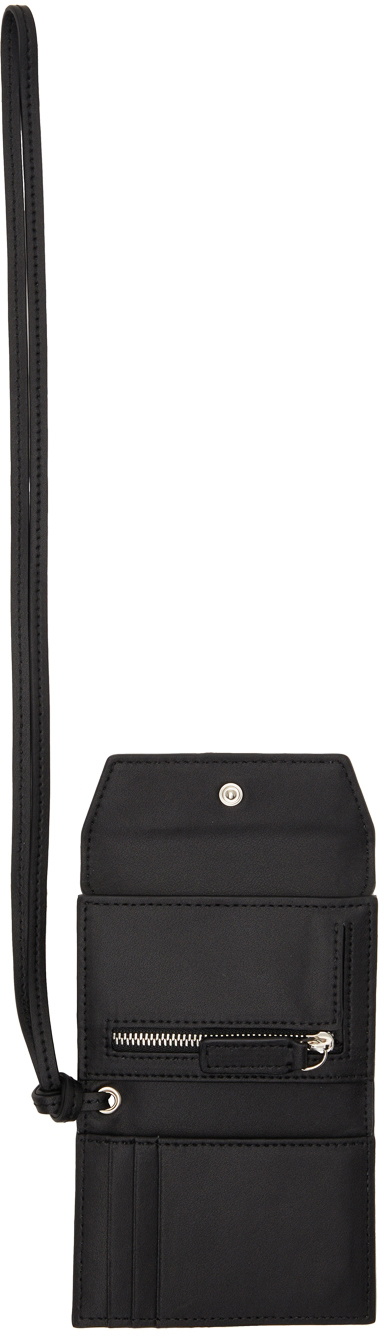 Le Porte Nastrinu Leather Cardholder in Black - Jacquemus