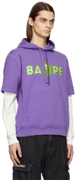 BAPE Purple Mad Face Hoodie