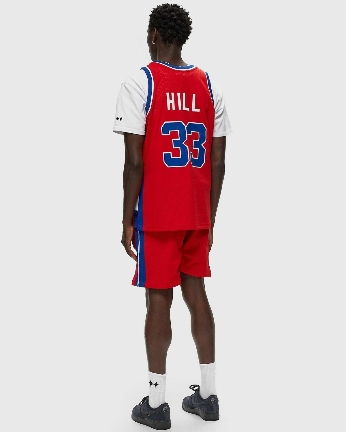 Mitchell & Ness Nba Jersey Detroit Pistons 1994 Grant Hill #33 Red