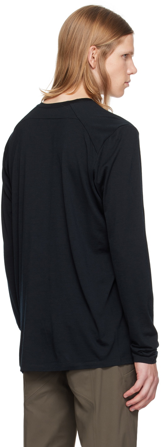 Veilance Black Frame Long Sleeve T-Shirt