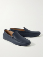 Tod's - Pantofola Gommino Full-Grain Leather Driving Shoes - Blue