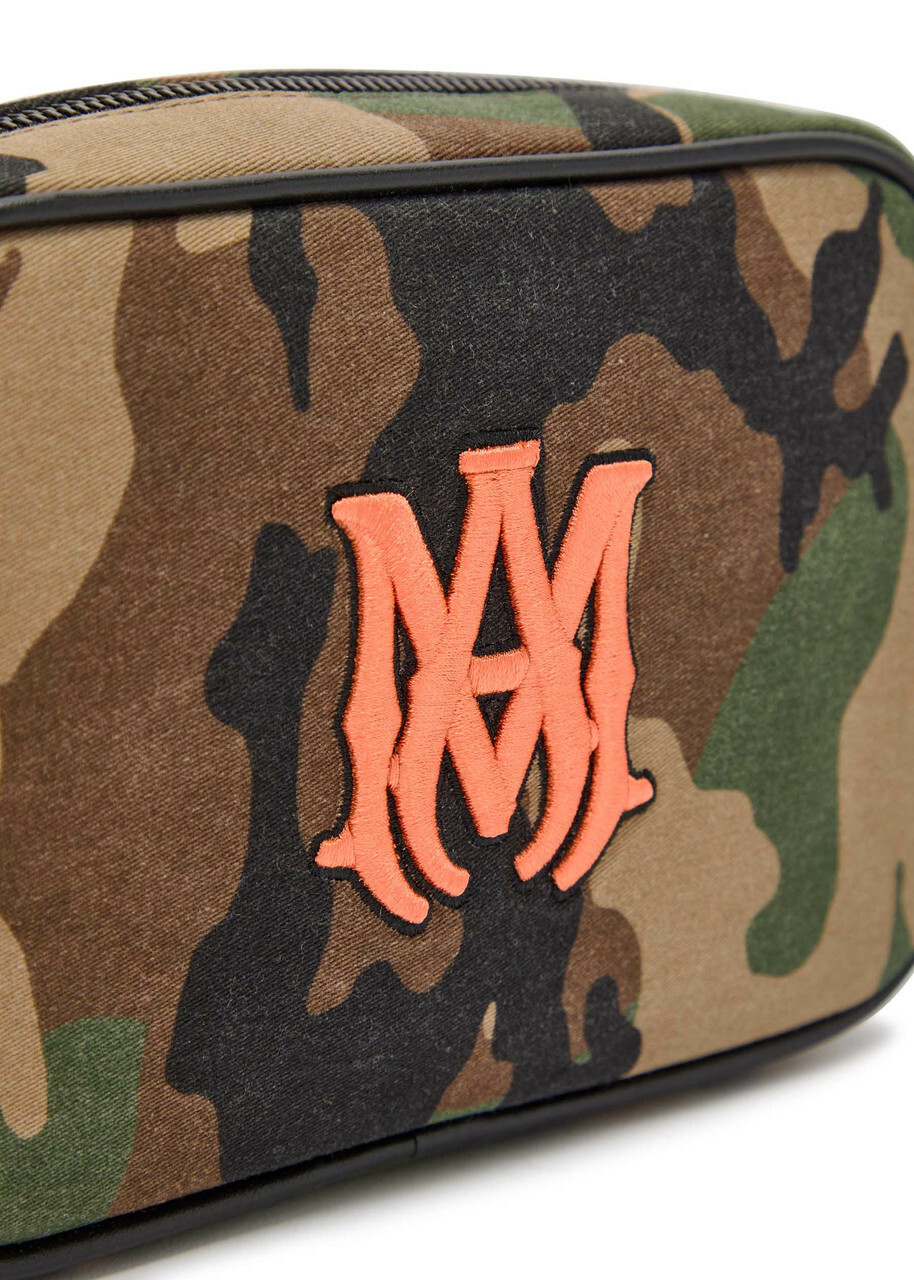 Amiri MA Camouflage Twill Camera Cross-body bag - Olive - One Size