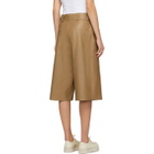 Rika Studios Beige Leather Trousers