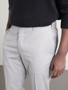 Slowear - Slim-Leg Wool Trousers - Gray