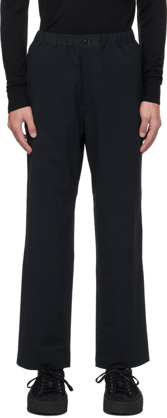 Photo: nanamica Black Drawstring Trousers