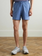 Lululemon - License to Train Linerless 7" Straight-Leg Stretch Recycled-Shell Drawstring Shorts - Blue