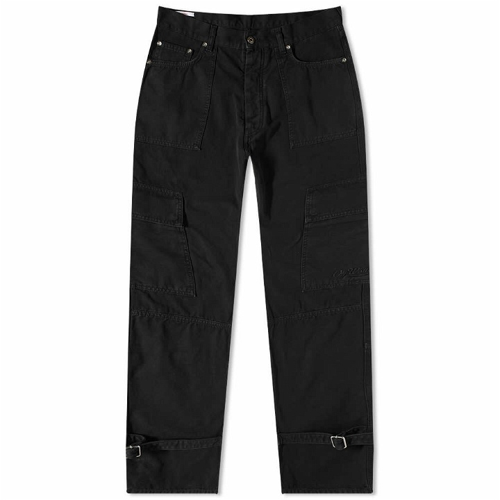 Photo: Off-White Men's Wave Off Canvas Cargo Pant in Black