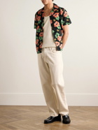 Nudie Jeans - Arvid Convertible-Collar Floral-Print Cotton-Poplin Shirt - Multi