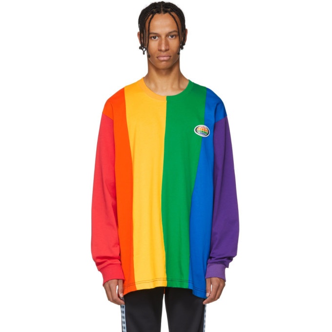 Photo: Xander Zhou Multicolor Rainbow Sweatshirt