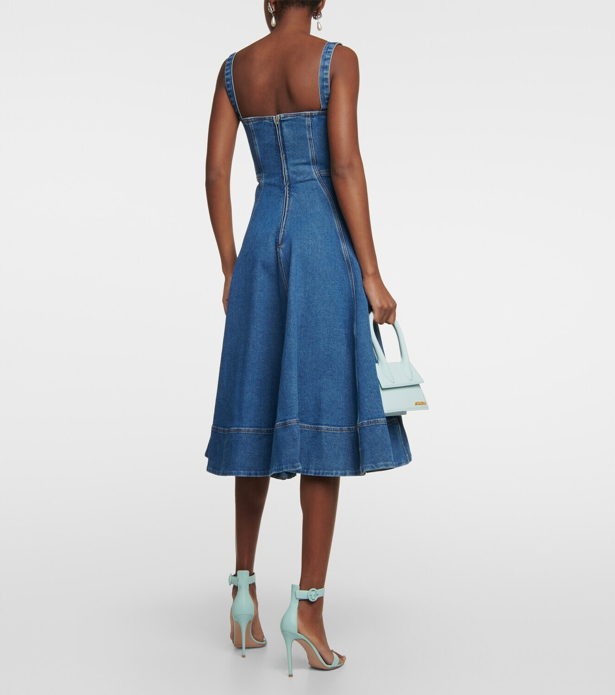 denim dress oscar de la renta Oscar - Subtly charming, poppy embellishments bring the exuberance of #odlrspring2024 to denim. Tap to shop and click the link in bio to explore the collection