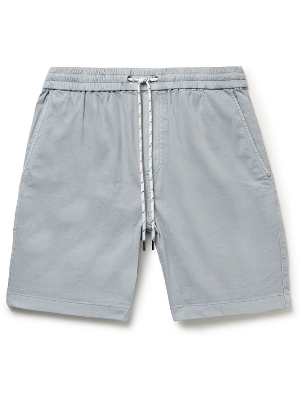 Photo: Faherty - Essential Slim-Fit Woven Drawstring Shorts - Gray