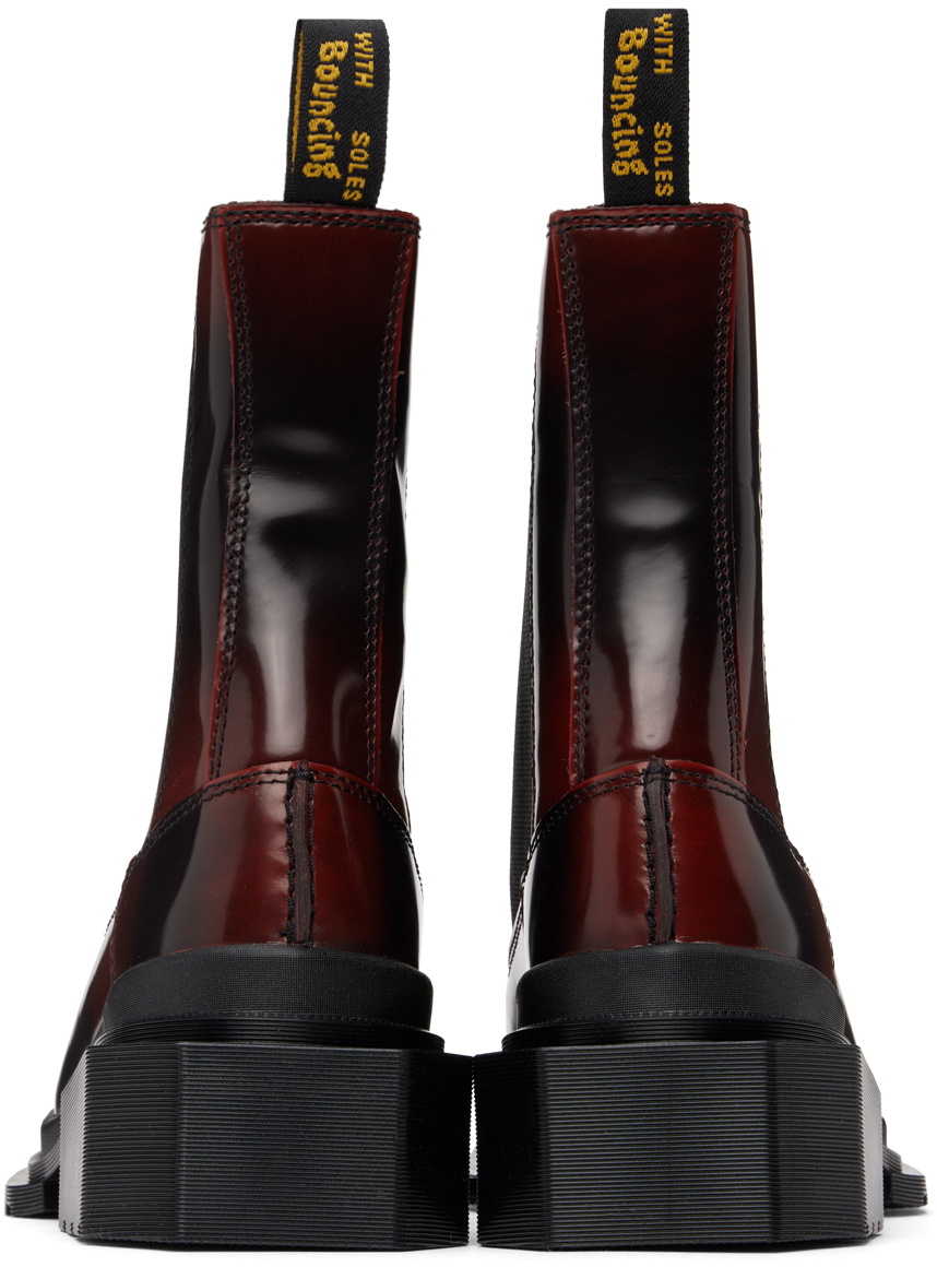 Dr Martens★MAYBOLE CHELSEA BOOTS★BLACK+CHERRY RED Maybole Square Toe Chelsea Boots in Black | Dr. Martens