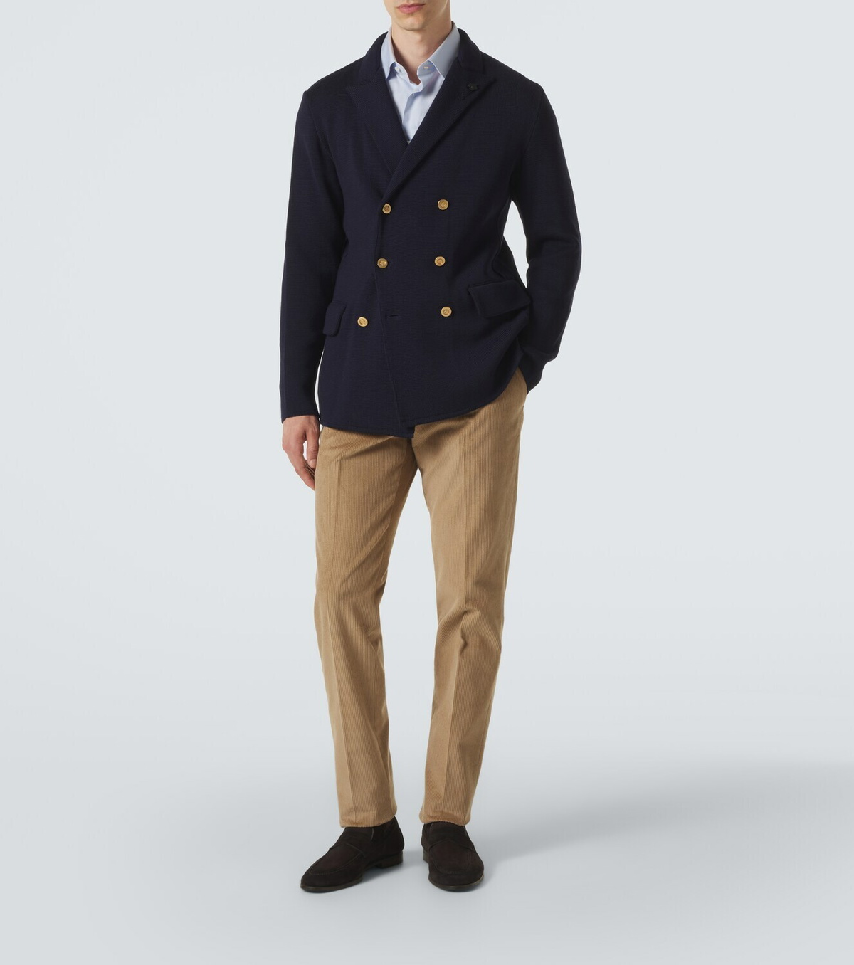 Lardini Cotton corduroy slim pants