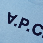 A.P.C. Men's A.P.C Vpc Logo T-Shirt in Steel Blue