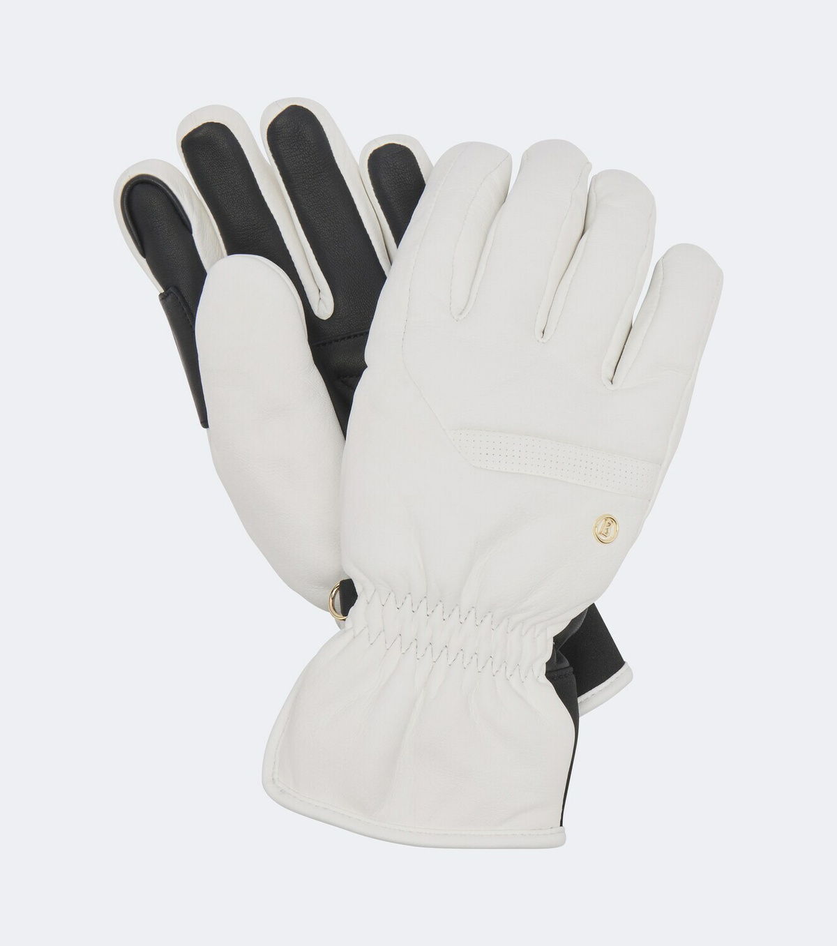 Bogner Lena leather and technical ski gloves