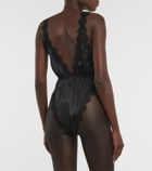 Dolce&Gabbana Lace-trimmed bodysuit