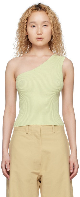 Photo: Arch The Green Single-Shoulder Tank Top