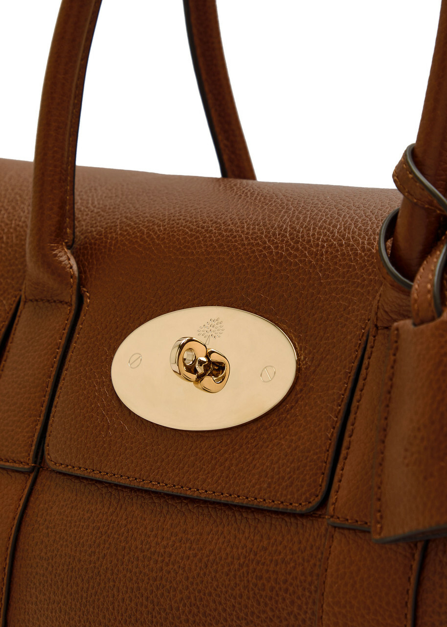 Mulberry Bayswater Small Grained Leather Shoulder bag - Tan - One Size